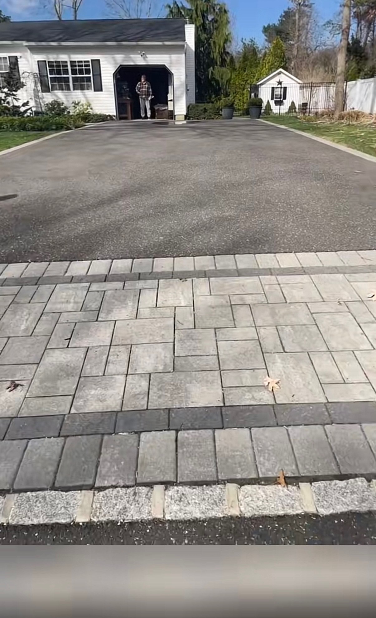 Driveway before resealing