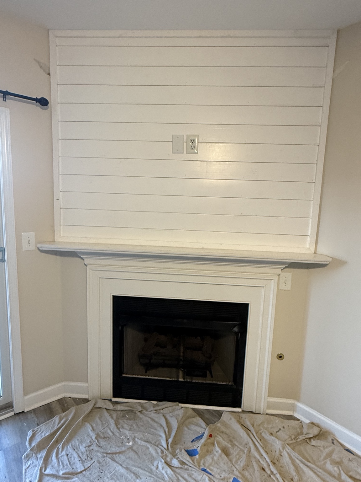 Finished wall after work